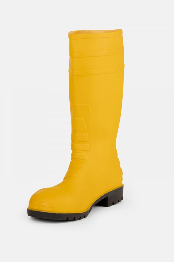 High Quality PVC Yellow Rubber Safety Gum Boots